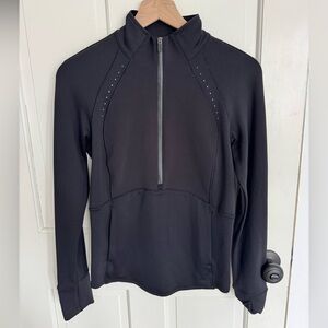 lululemon athletica Black Half-Zip Training Pullover